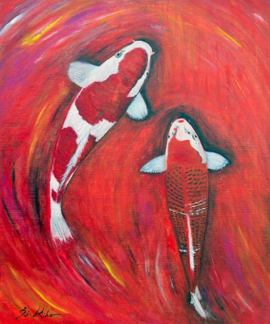 Kiho Isoda "Raising Carp"